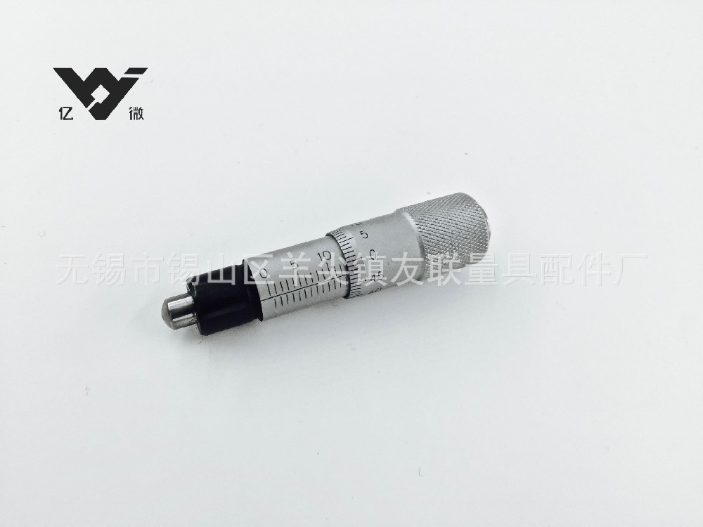 「Y13R」0-13mm圓頭無螺牙精密微分頭